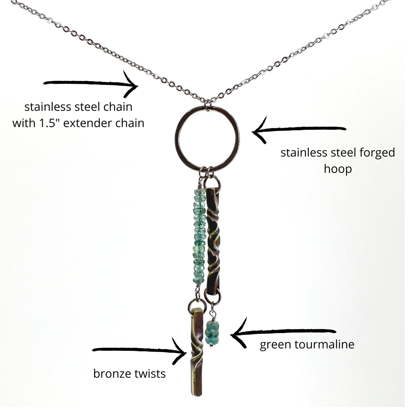 Bronze Path Grandidierite Necklace