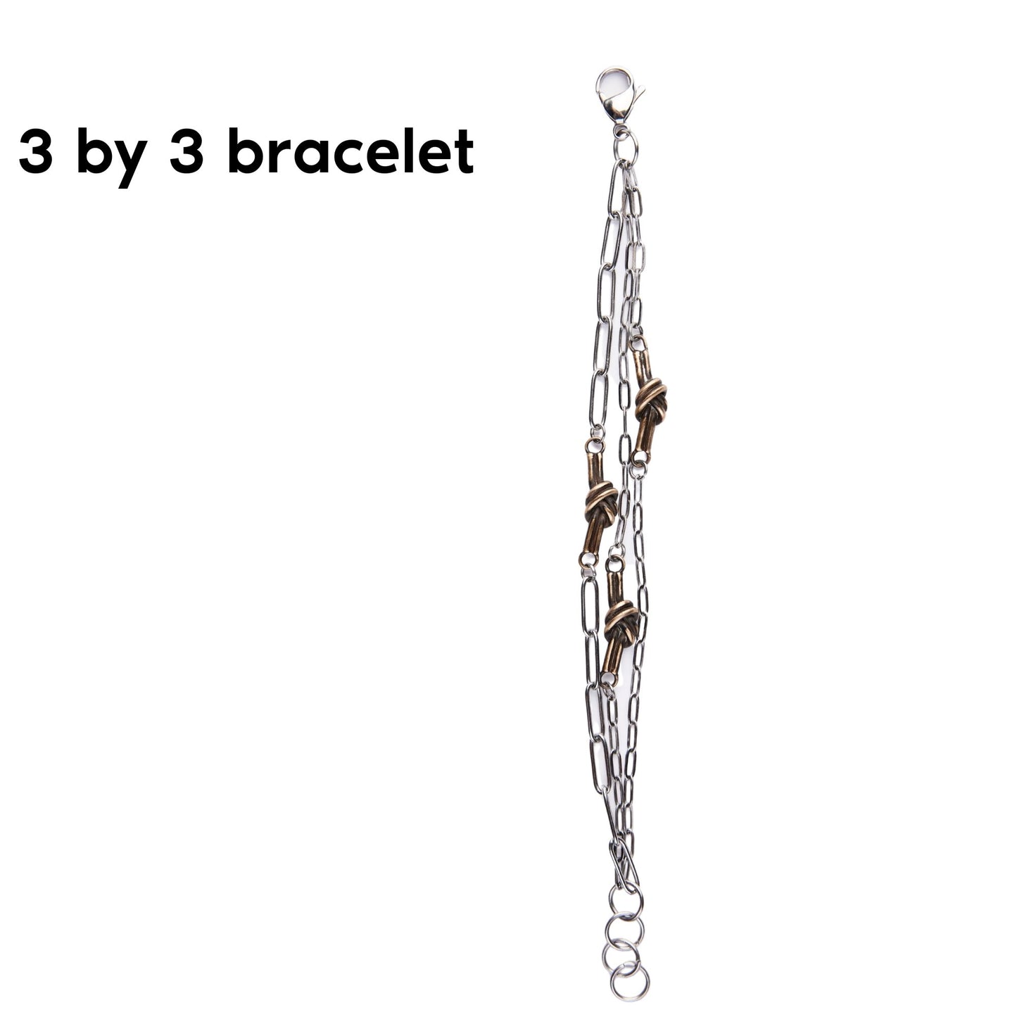 Bronze Mini Knot Bracelets - Steel Toe Studios