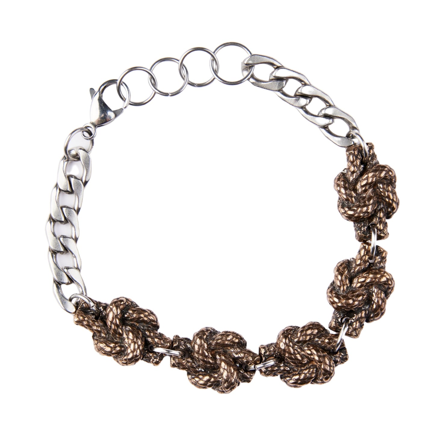 Bronze Rope Knot Bracelets - Steel Toe Studios