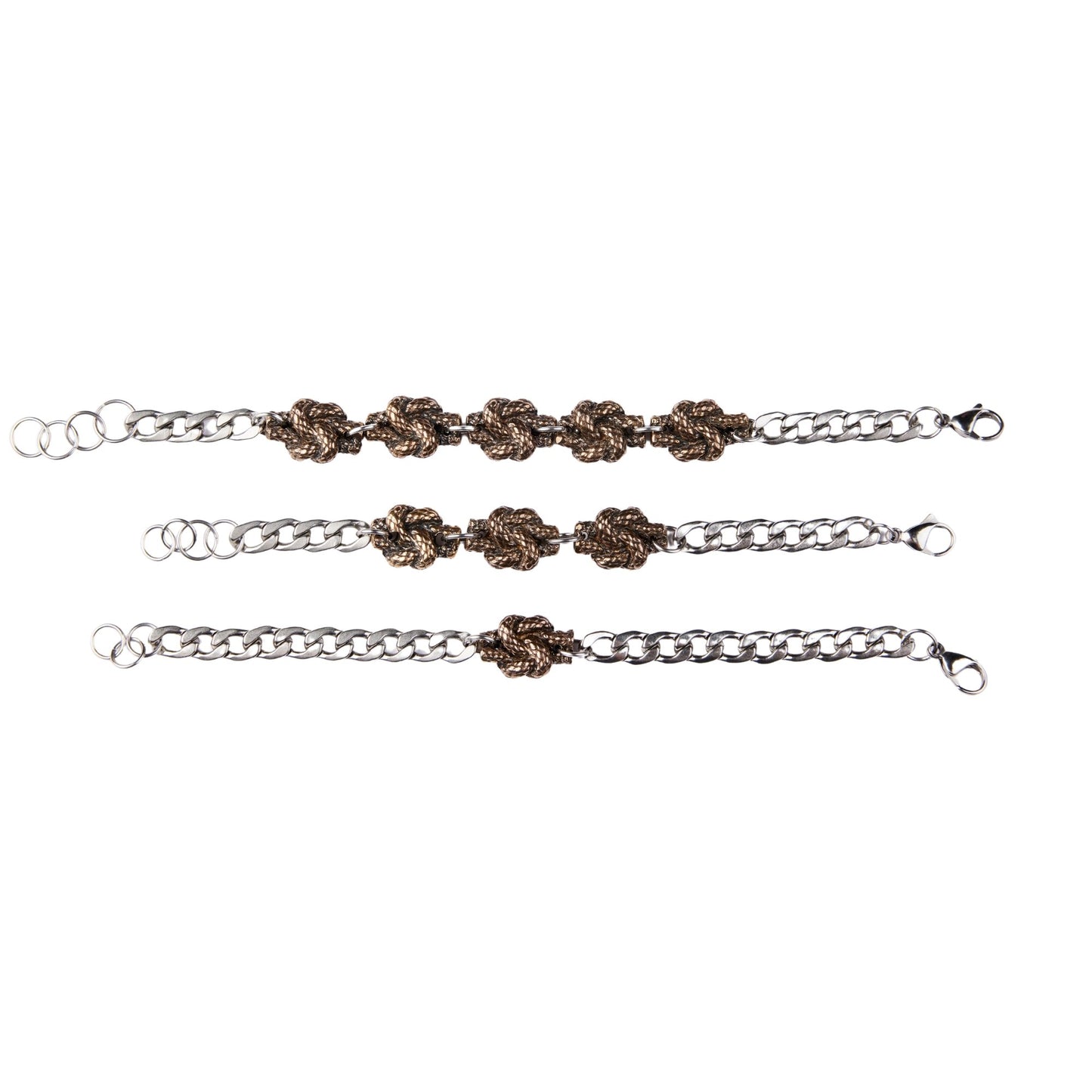 Bronze Rope Knot Bracelets - Steel Toe Studios