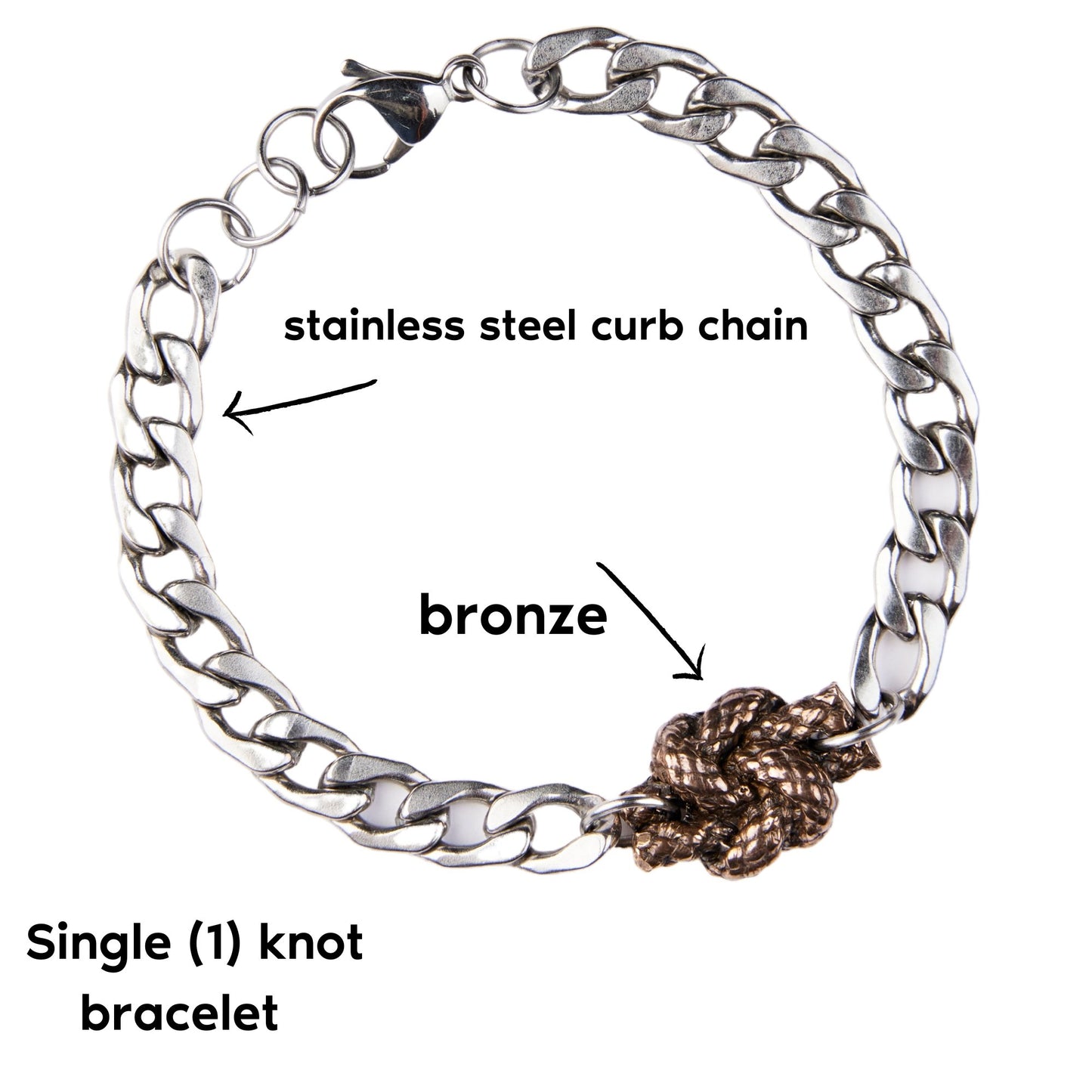 Bronze Rope Knot Bracelets - Steel Toe Studios