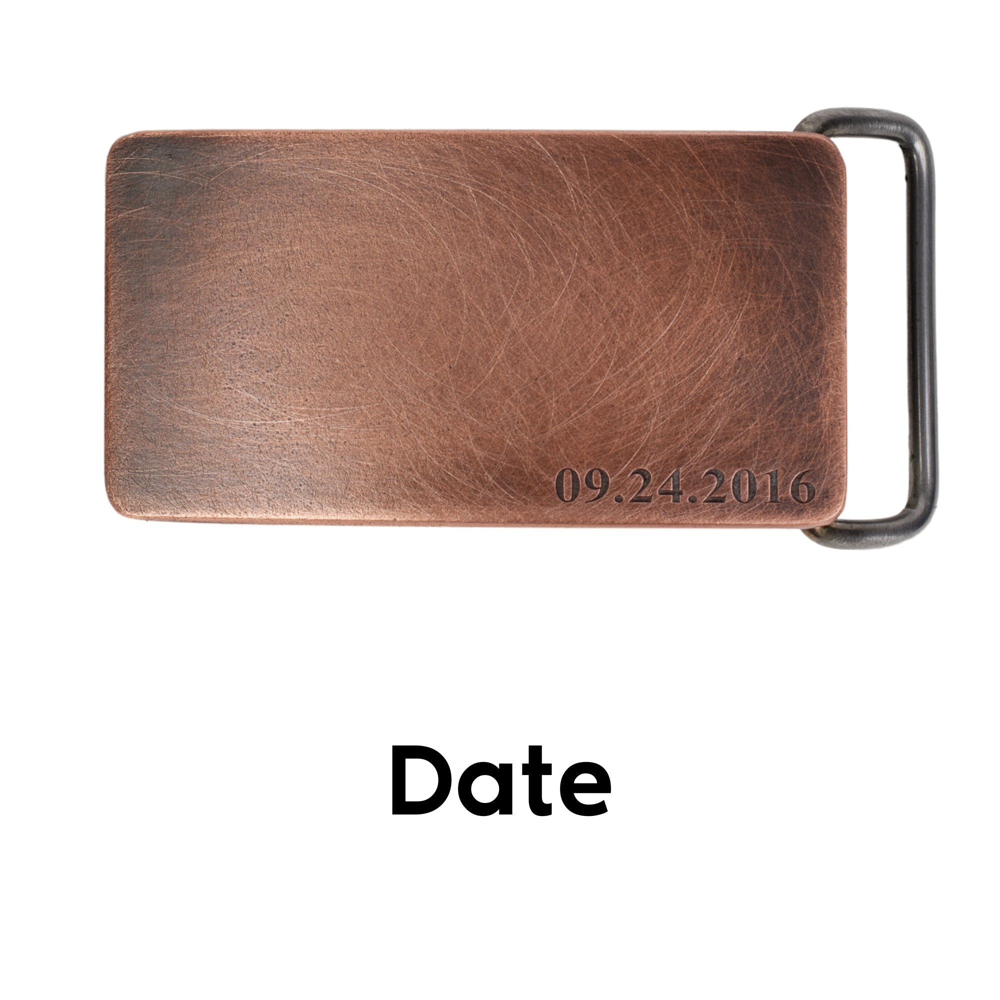 Copper Custom Belt Buckle - Steel Toe Studios
