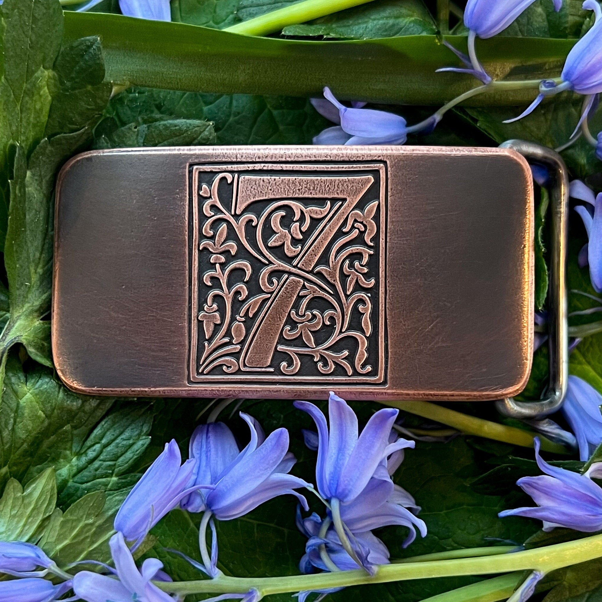 Flora no.7 Copper Belt Buckle - Steel Toe Studios