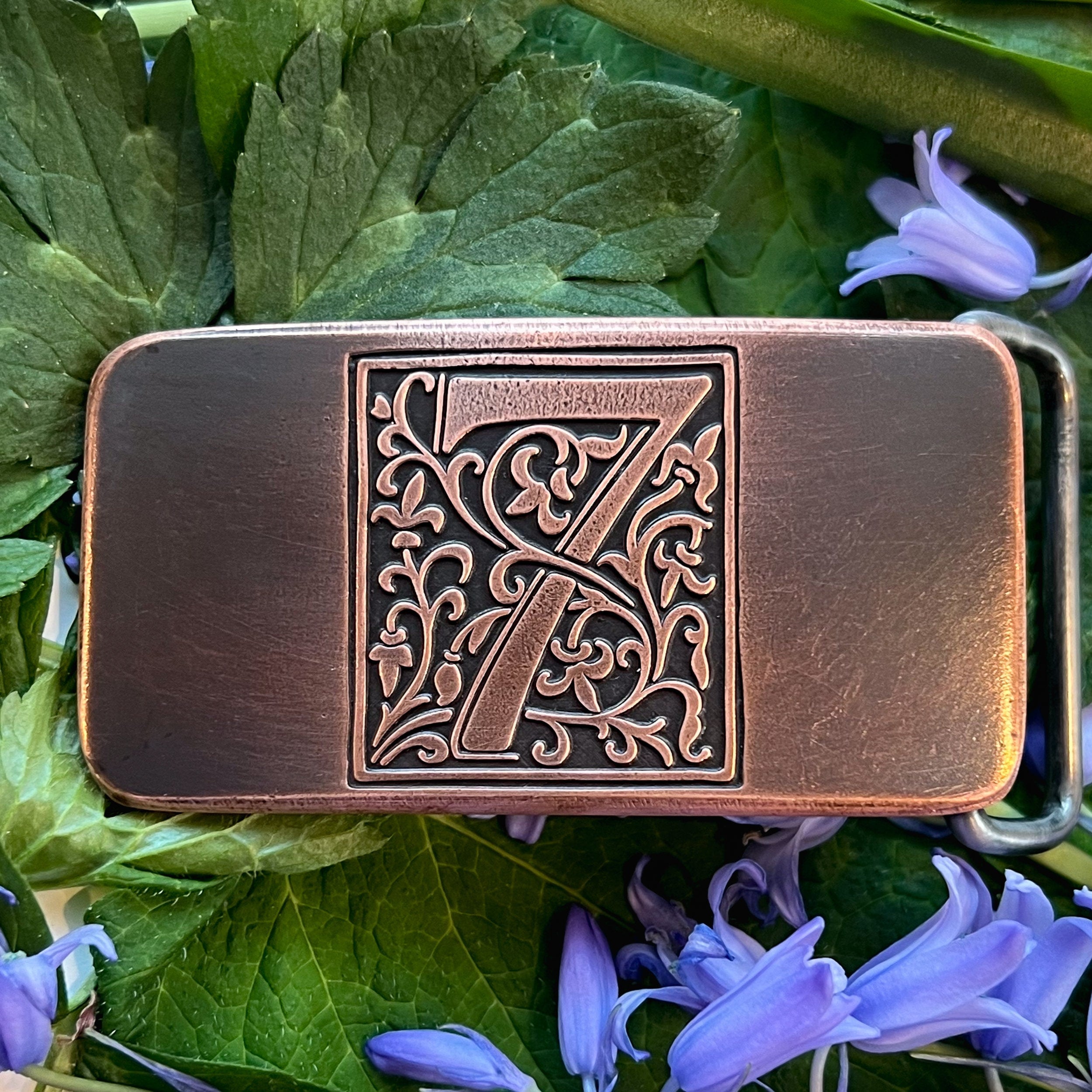 Flora no.7 Copper Belt Buckle - Steel Toe Studios