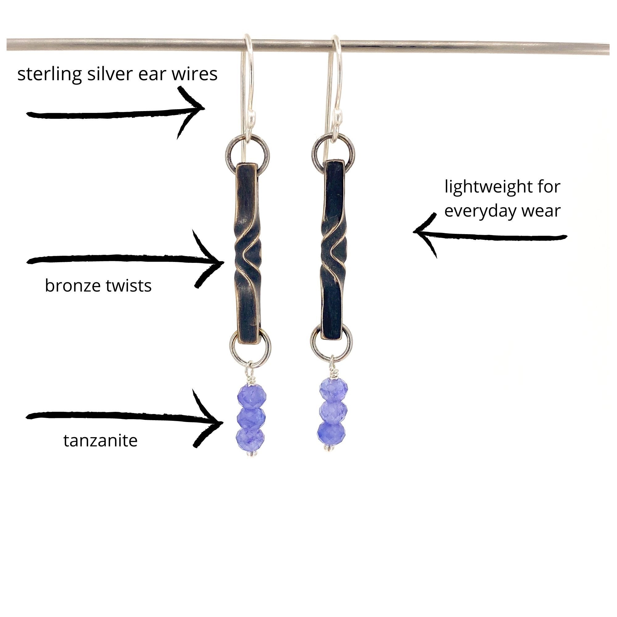 Bronze Blossom Earrings