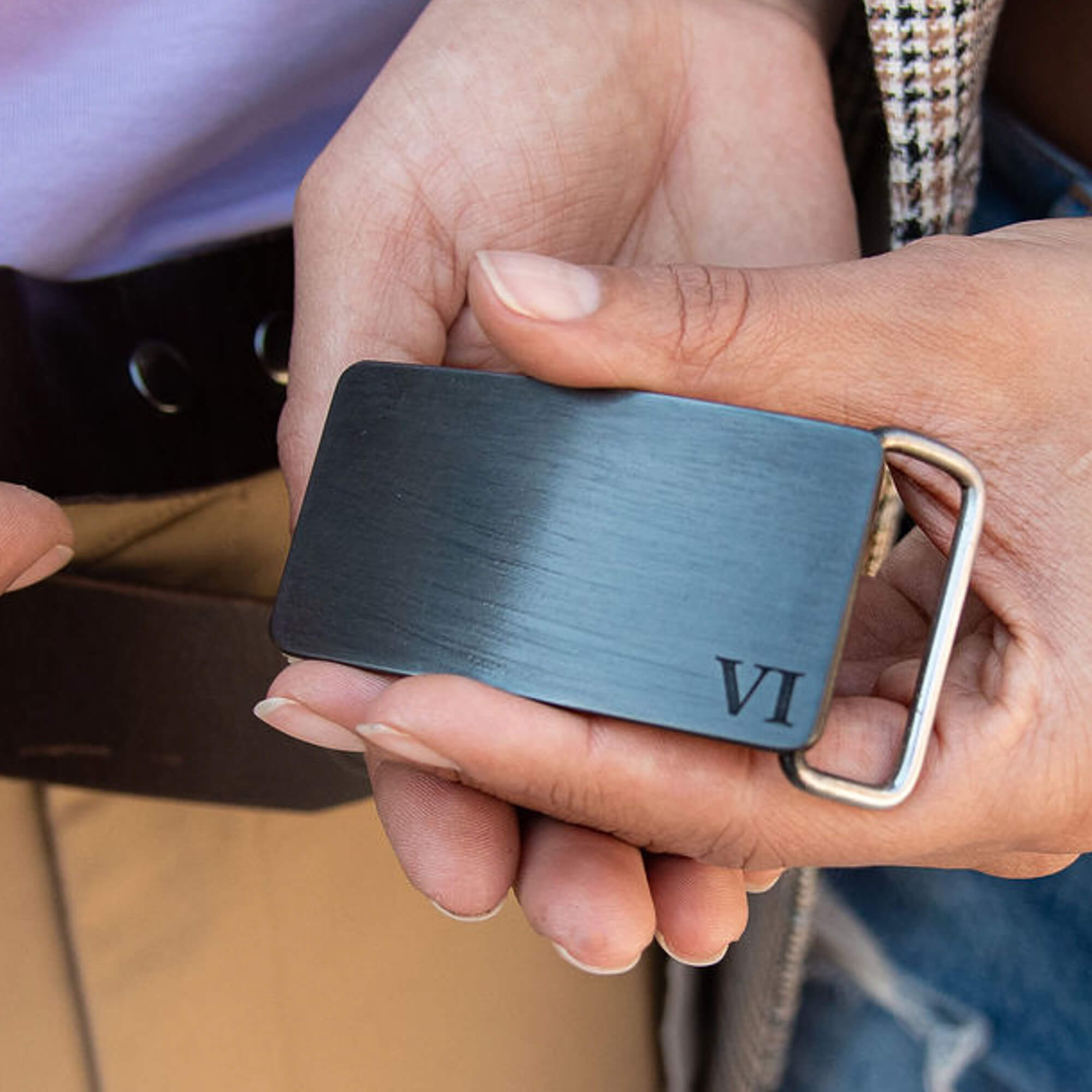 6th Anniversary Gifts for Him: Hand-Forged Iron Belt Buckles