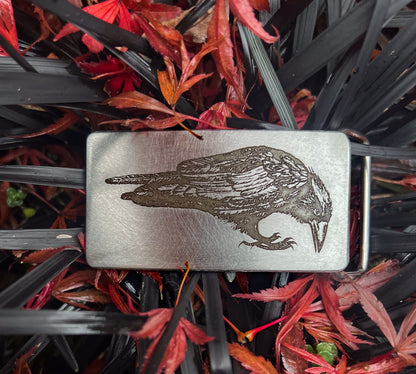 Crow Belt Buckle