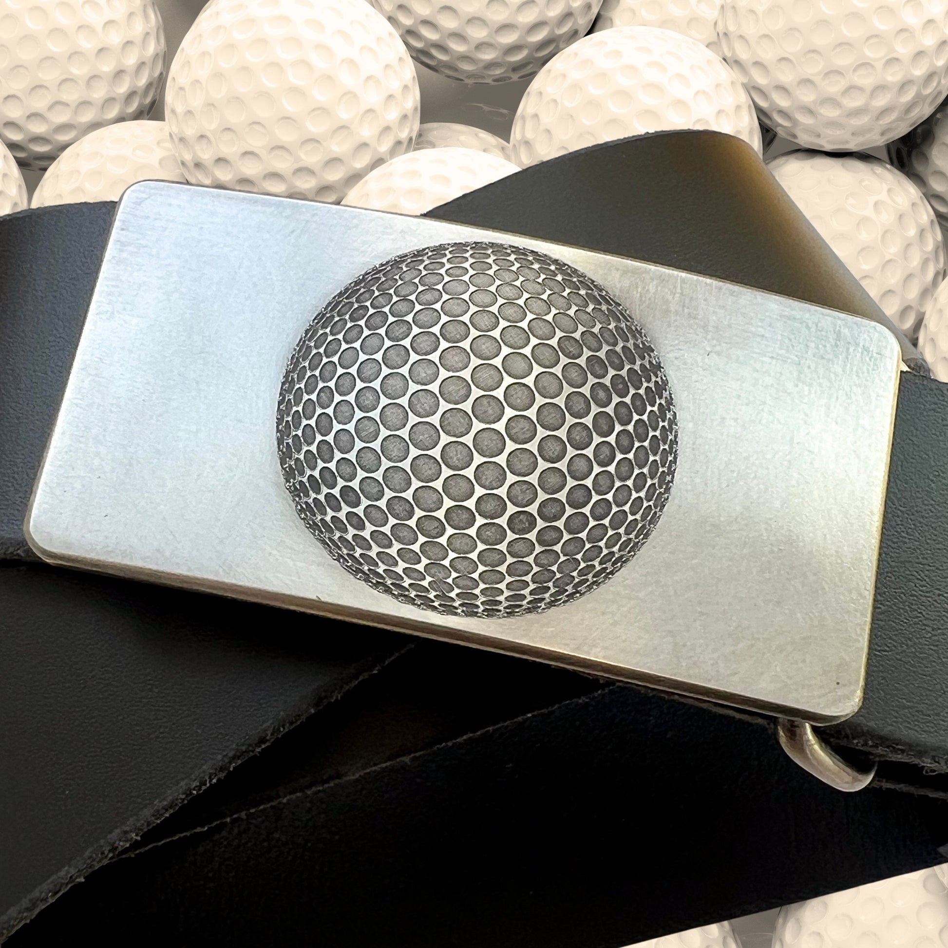 Bronze or Stainless Steel Golf Belt Buckle - Steel Toe Studios