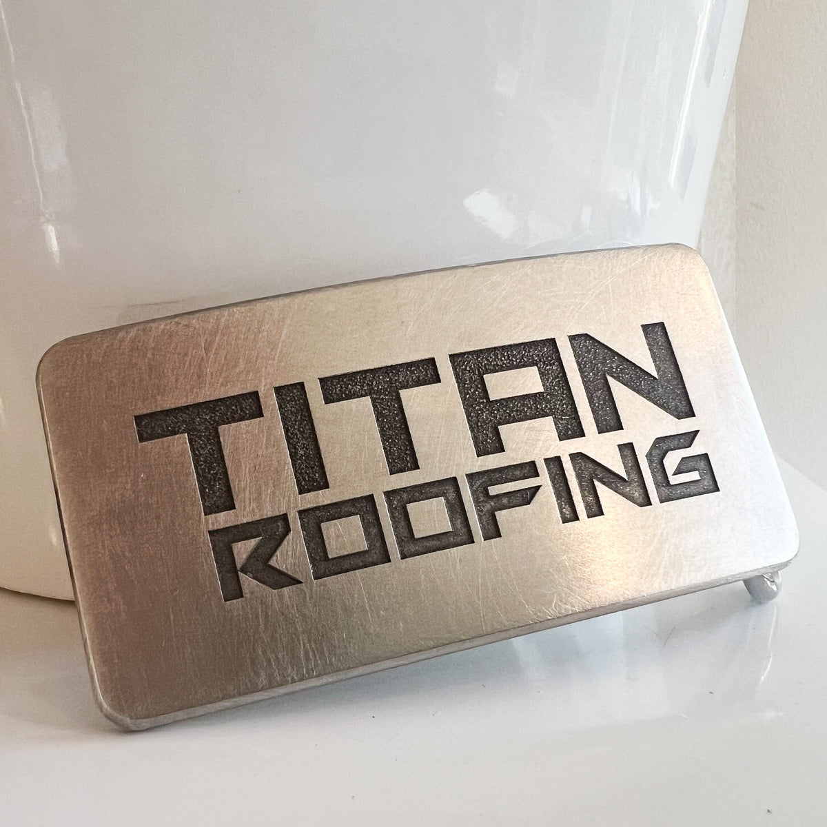Custom Logo Belt Buckle – Steel Toe Studios