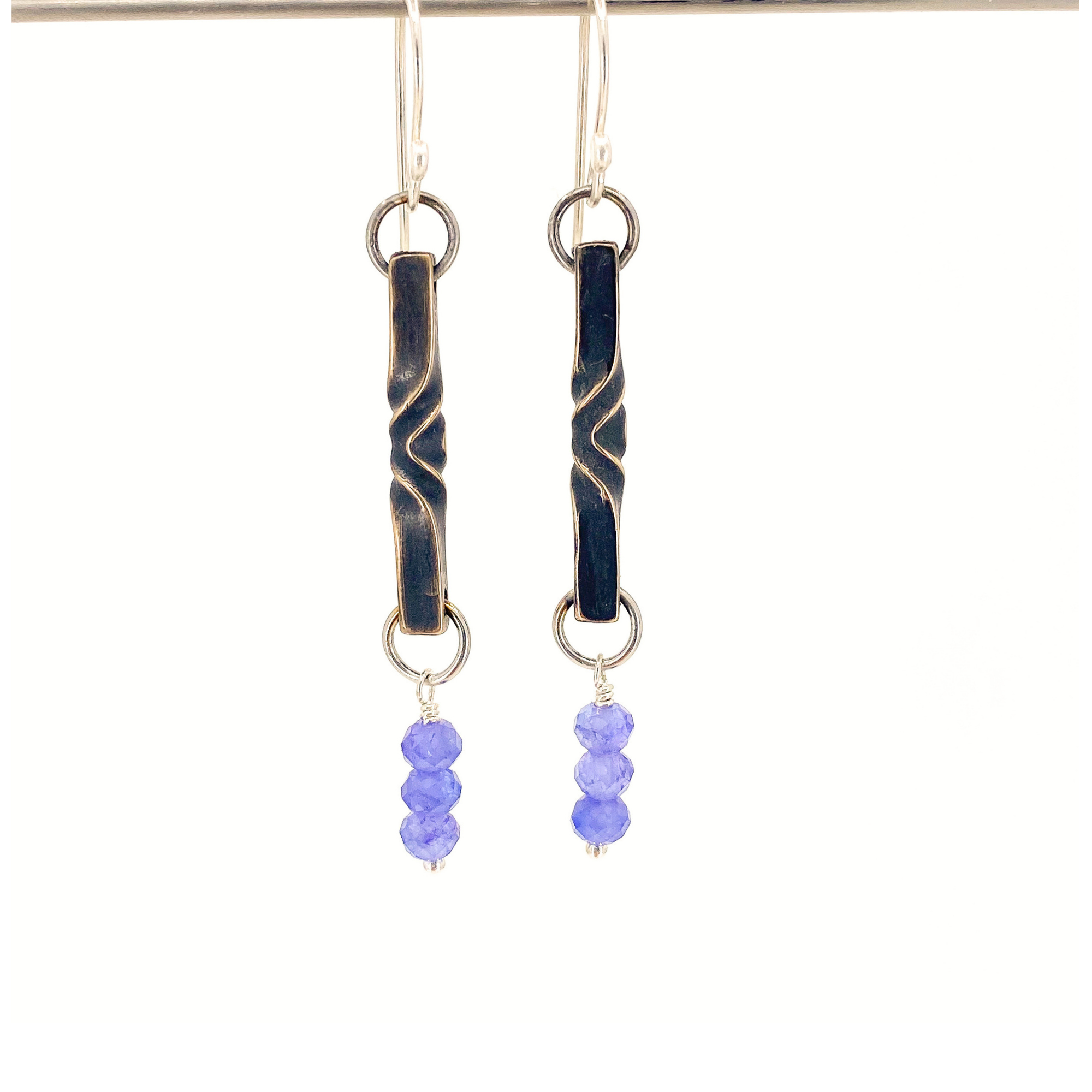Bronze Blossom Earrings - 8th & 19th Anniversary Gift for Her