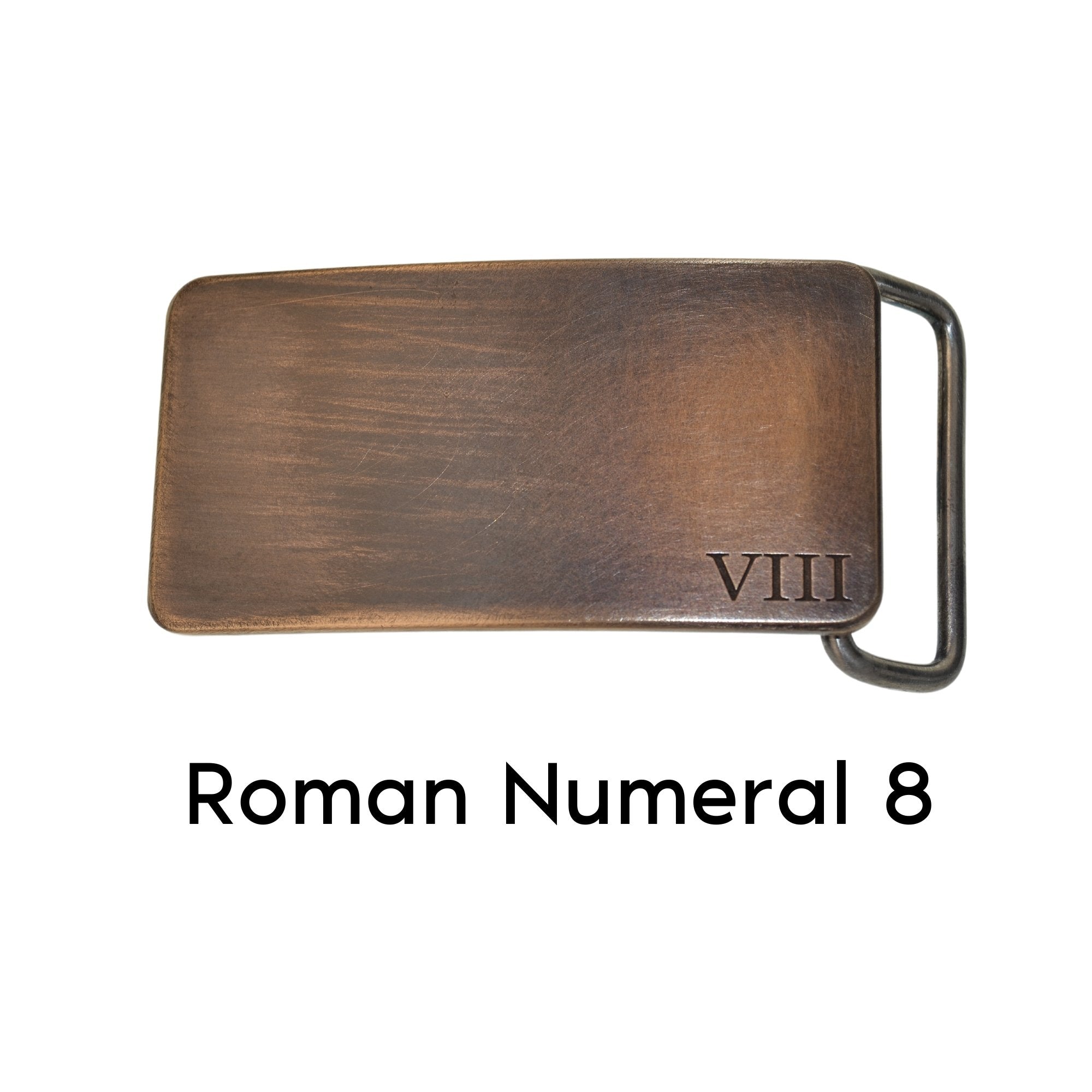 Roman shops Numeral VIII Bronze Bracelet, 8th Anniversary Gift