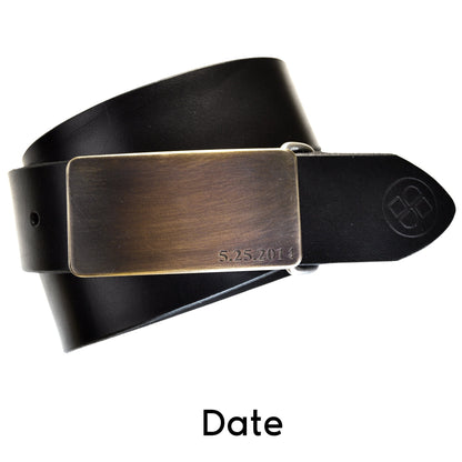 Bronze Custom Belt Buckle - Steel Toe Studios