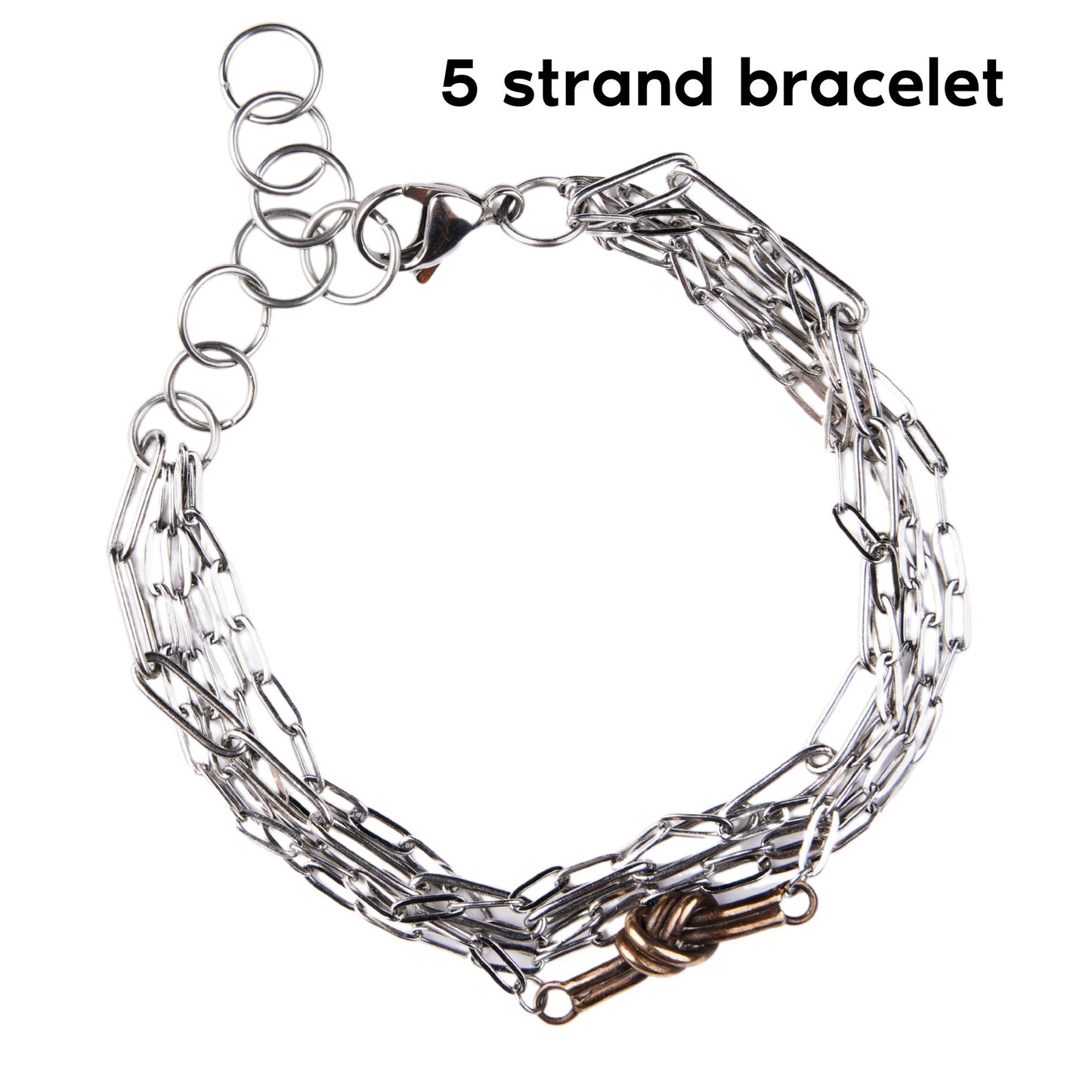 Bronze Mini Knot Bracelets - Steel Toe Studios