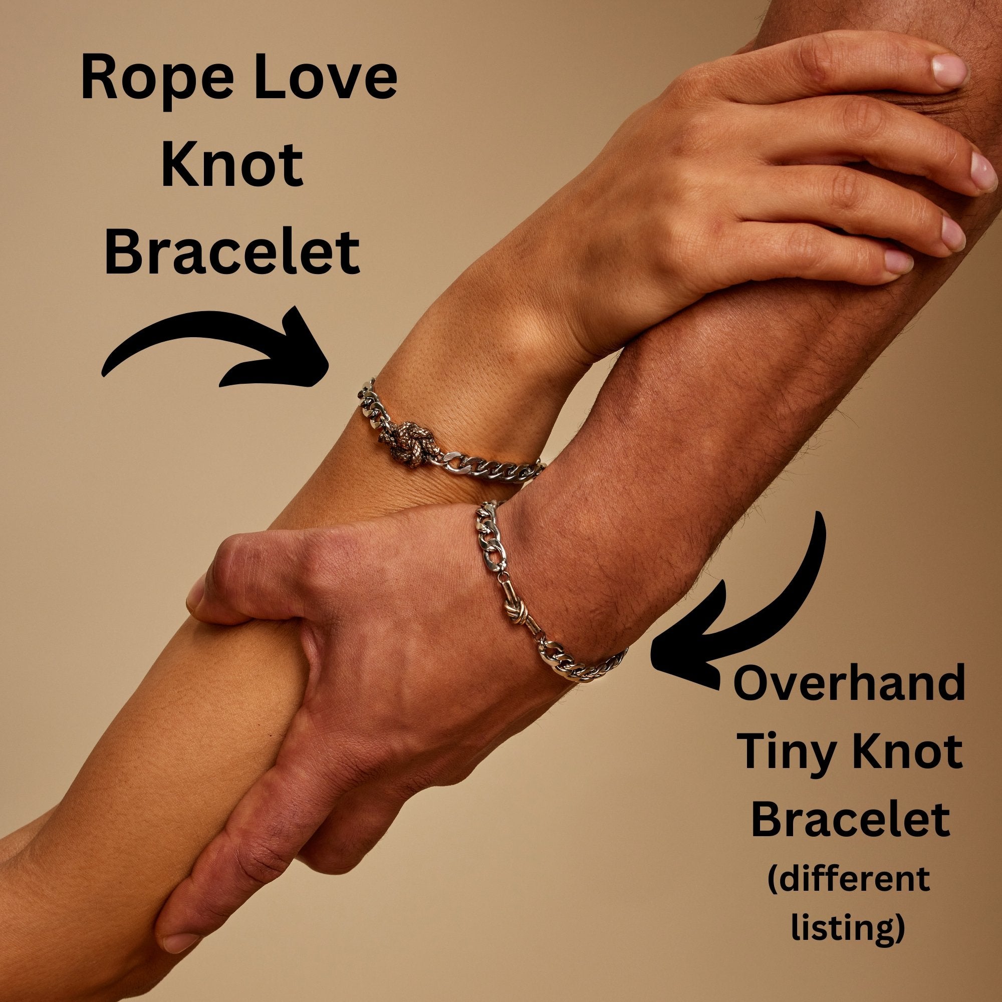Bronze Rope Knot Bracelets - Steel Toe Studios