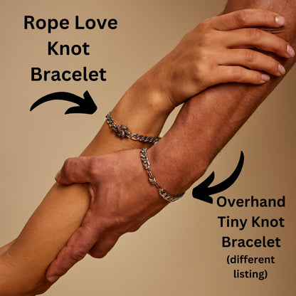 Bronze Rope Knot Bracelets - Steel Toe Studios