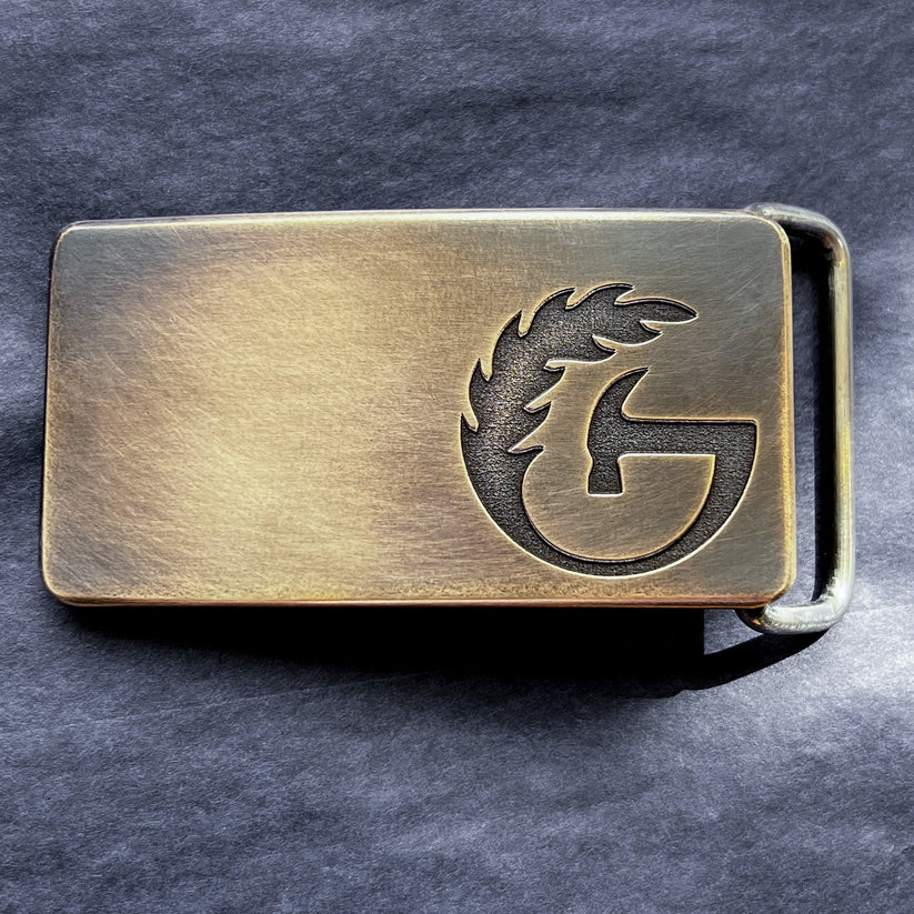 Custom Logo Belt Buckle Steel Toe Studios