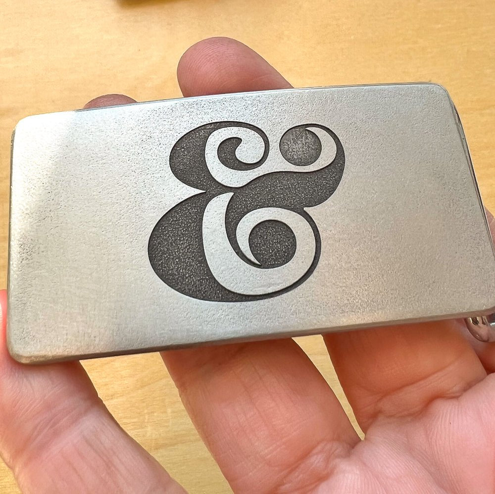 Custom Logo Belt Buckle – Steel Toe Studios