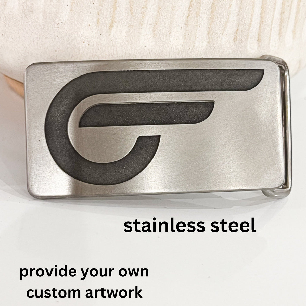 Custom Logo Belt Buckle – Steel Toe Studios