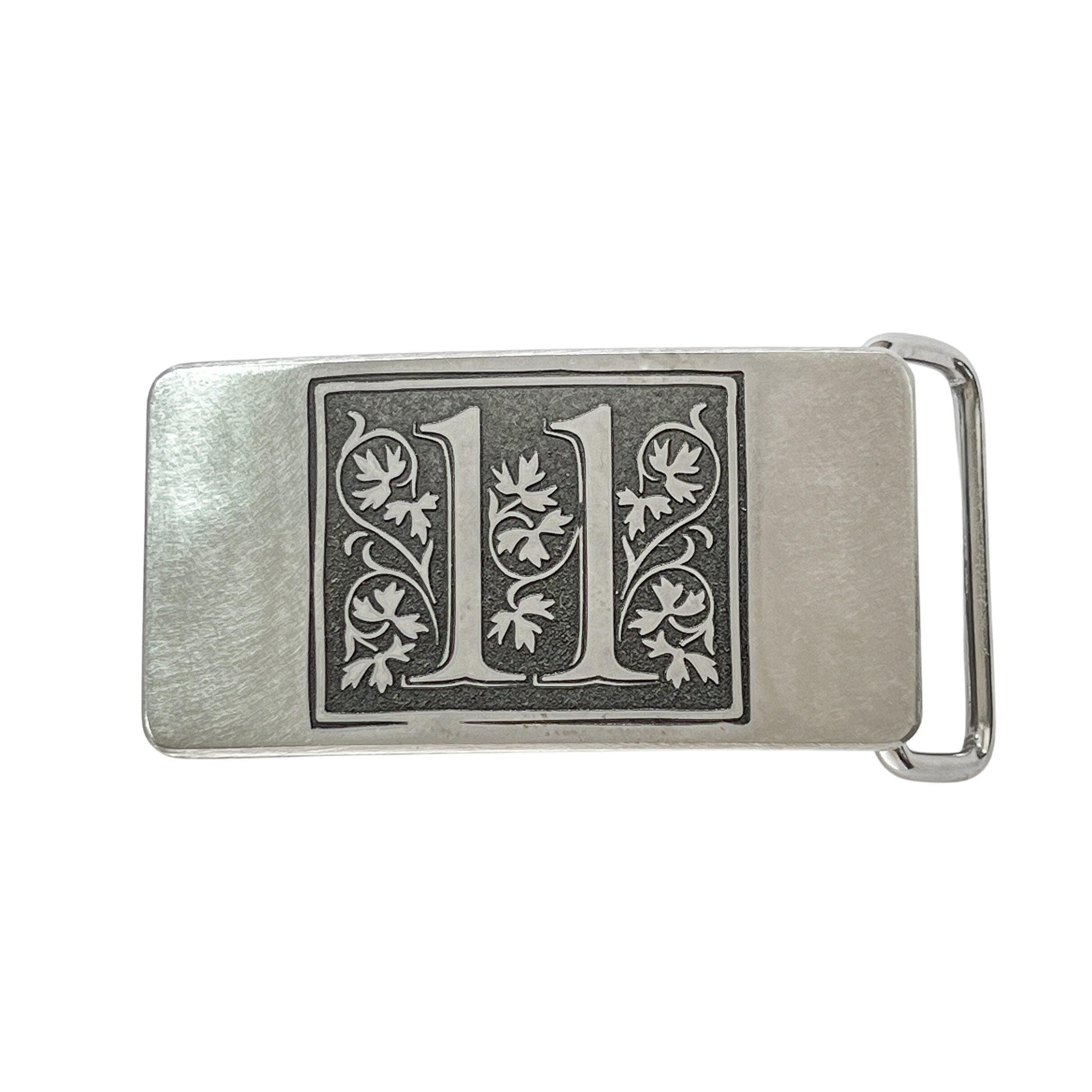 Flora no.11 Stainless Steel Belt Buckle - Steel Toe Studios