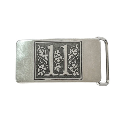 Flora no.11 Stainless Steel Belt Buckle - Steel Toe Studios