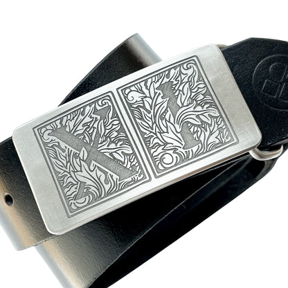 Flora Roman Numeral 11 Stainless Steel Belt Buckle - Steel Toe Studios