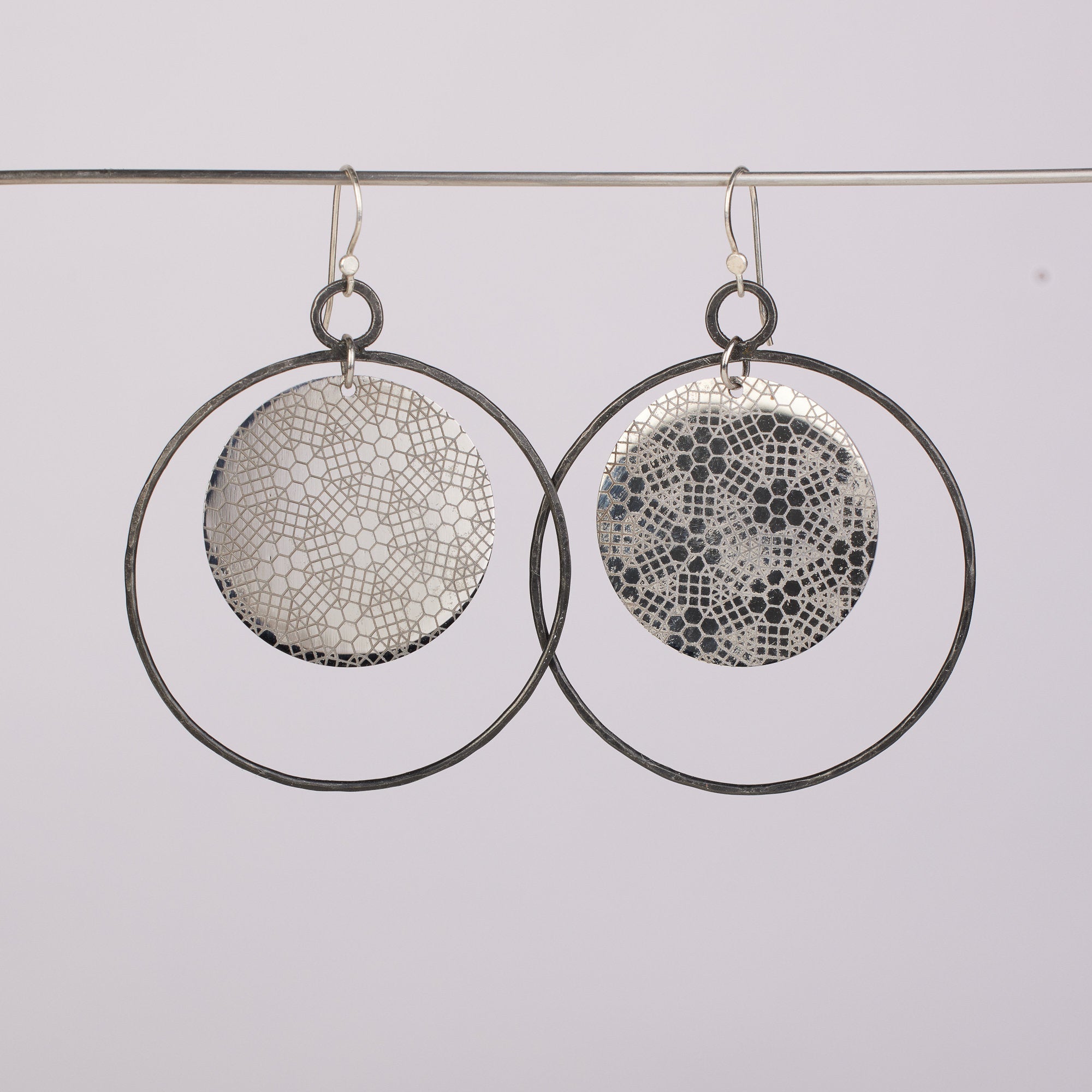 Geo Flora Earrings - Steel Toe Studios