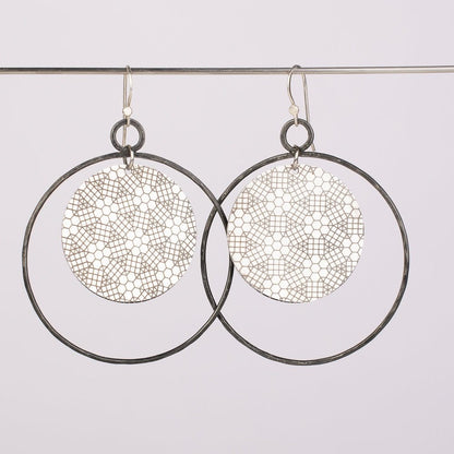 Geo Flora Earrings - Steel Toe Studios