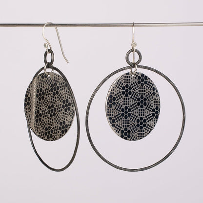 Geo Flora Earrings - Steel Toe Studios