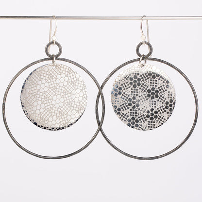 Geo Flora Earrings - Steel Toe Studios