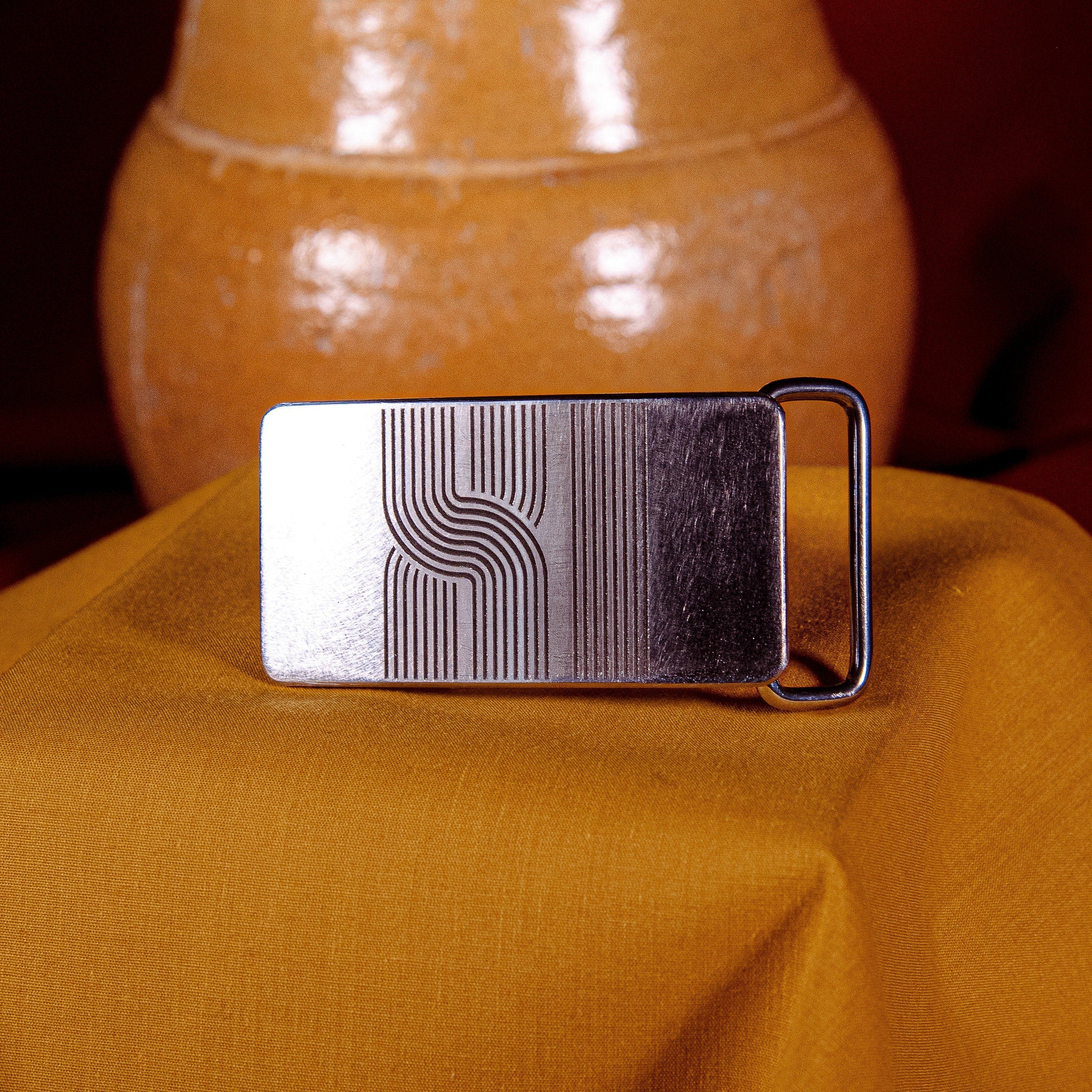 Tracks Roman Numeral 11 Stainless Steel Belt Buckle - Steel Toe Studios