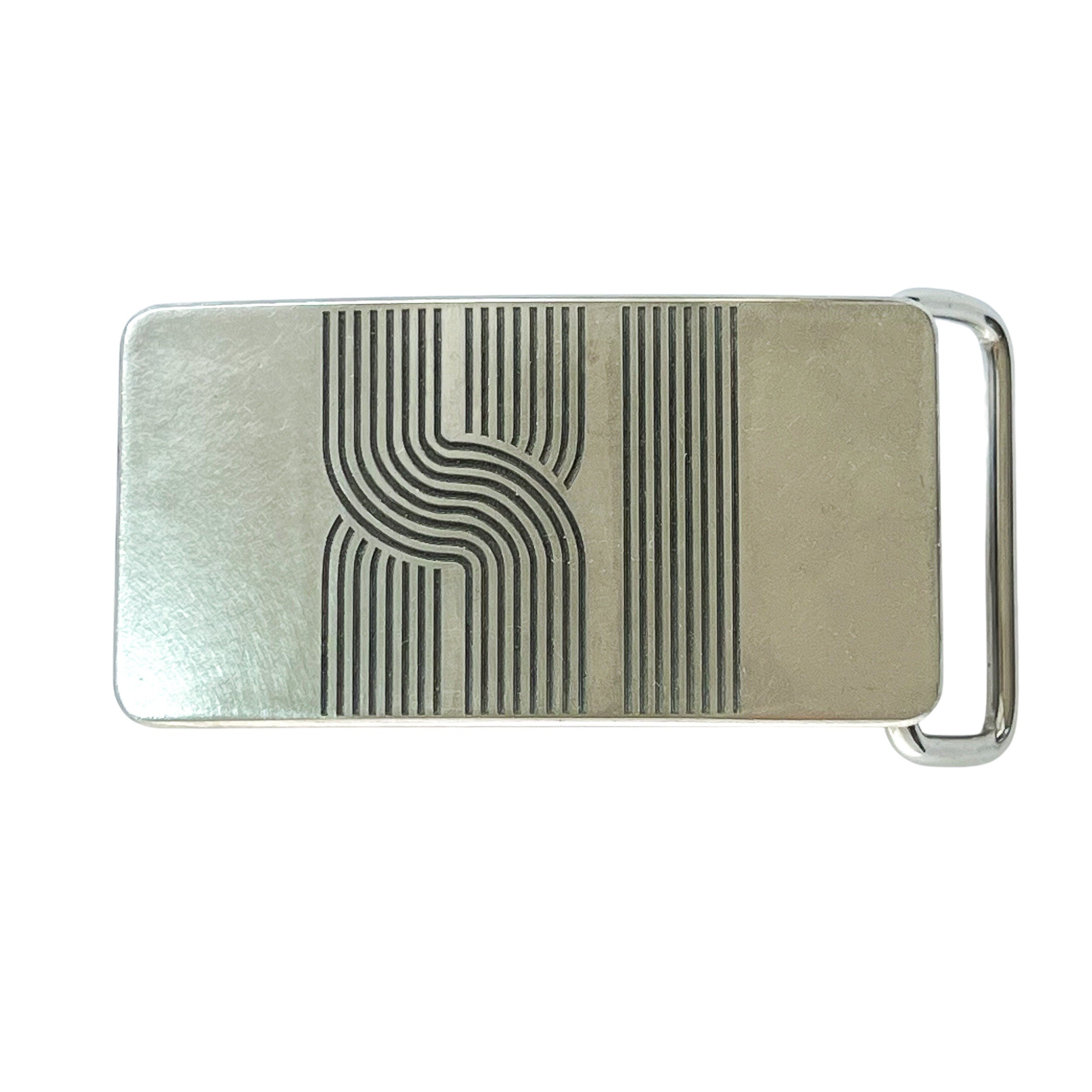 Tracks Roman Numeral 11 Stainless Steel Belt Buckle - Steel Toe Studios